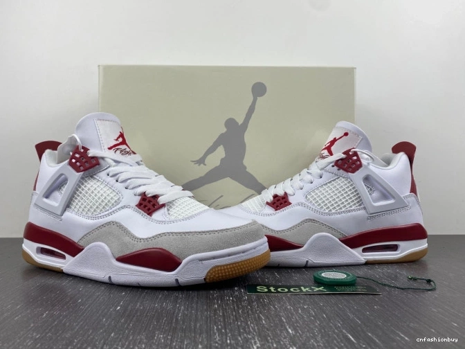 DR5415-160 Retro Jordan 4 Pine SB Red 1116